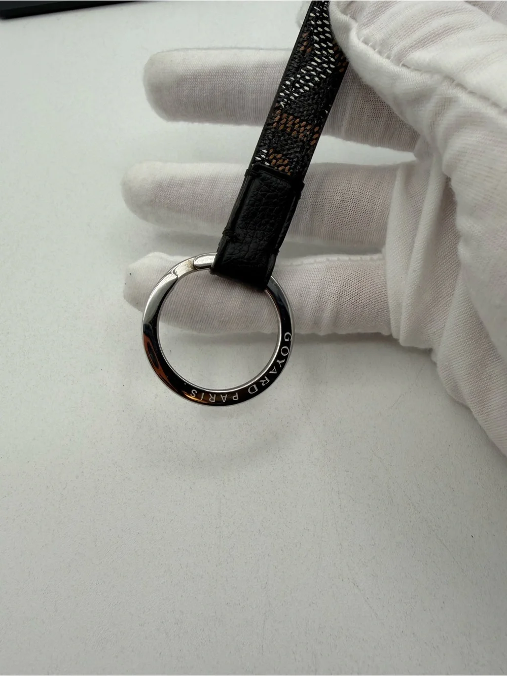 Goyard Two tone Sesame KeyChain Ring